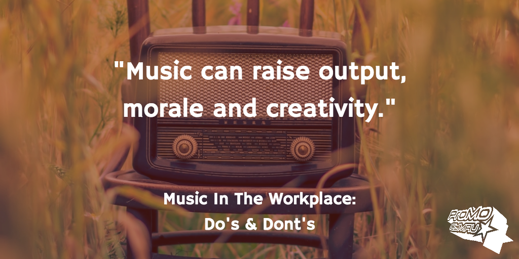 Music can raise output, morale and creativity