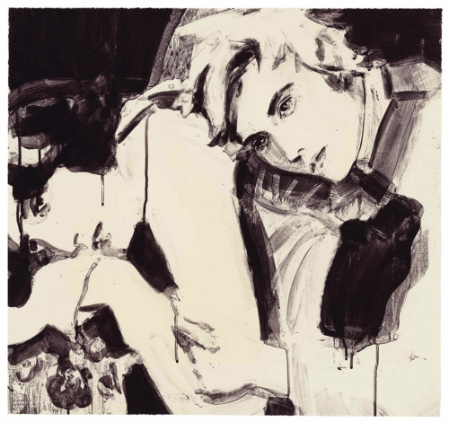 Oscar and Bosie, 1998 by Elizabeth Peyton for TEC Model: TheSprout & Homophobic School Filters article