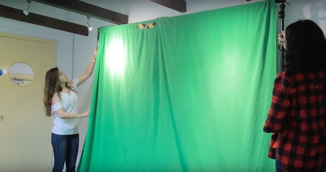 Green screen ProMo Office for Awards article