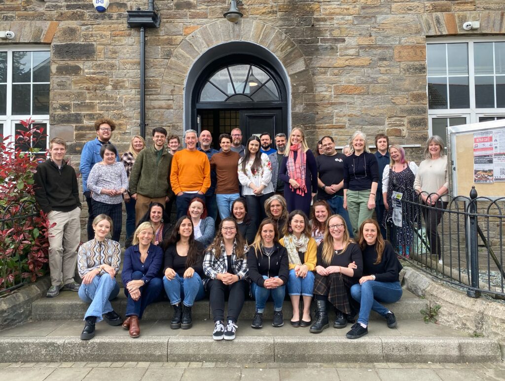 ProMo-Cymru staff outside the EVI